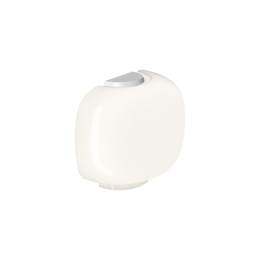 Chouchin 3 Semi Wall Light in White.