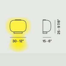 Load image into Gallery viewer, Chouchin 3 Semi Wall Light line-drawing.
