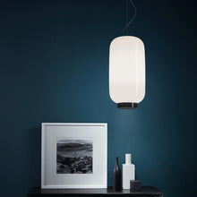 Load image into Gallery viewer, Chouchin Reverse 2 LED Pendant Light in living room.
