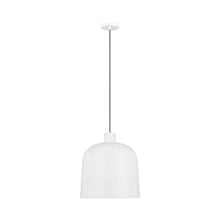Load image into Gallery viewer, Foundry LED Pendant Light in Matte White.
