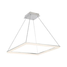 Load image into Gallery viewer, Frame LED Pendant Light in Brushed Aluminum/Square.

