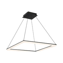 Load image into Gallery viewer, Frame LED Pendant Light in Black/Square.
