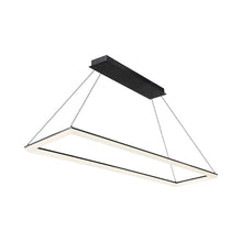Load image into Gallery viewer, Frame LED Pendant Light in Black/Rectangular.
