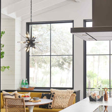 Load image into Gallery viewer, Ariel Chandelier in living room.

