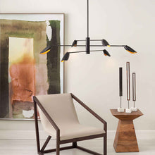 Load image into Gallery viewer, Bowery LED Chandelier in living room.
