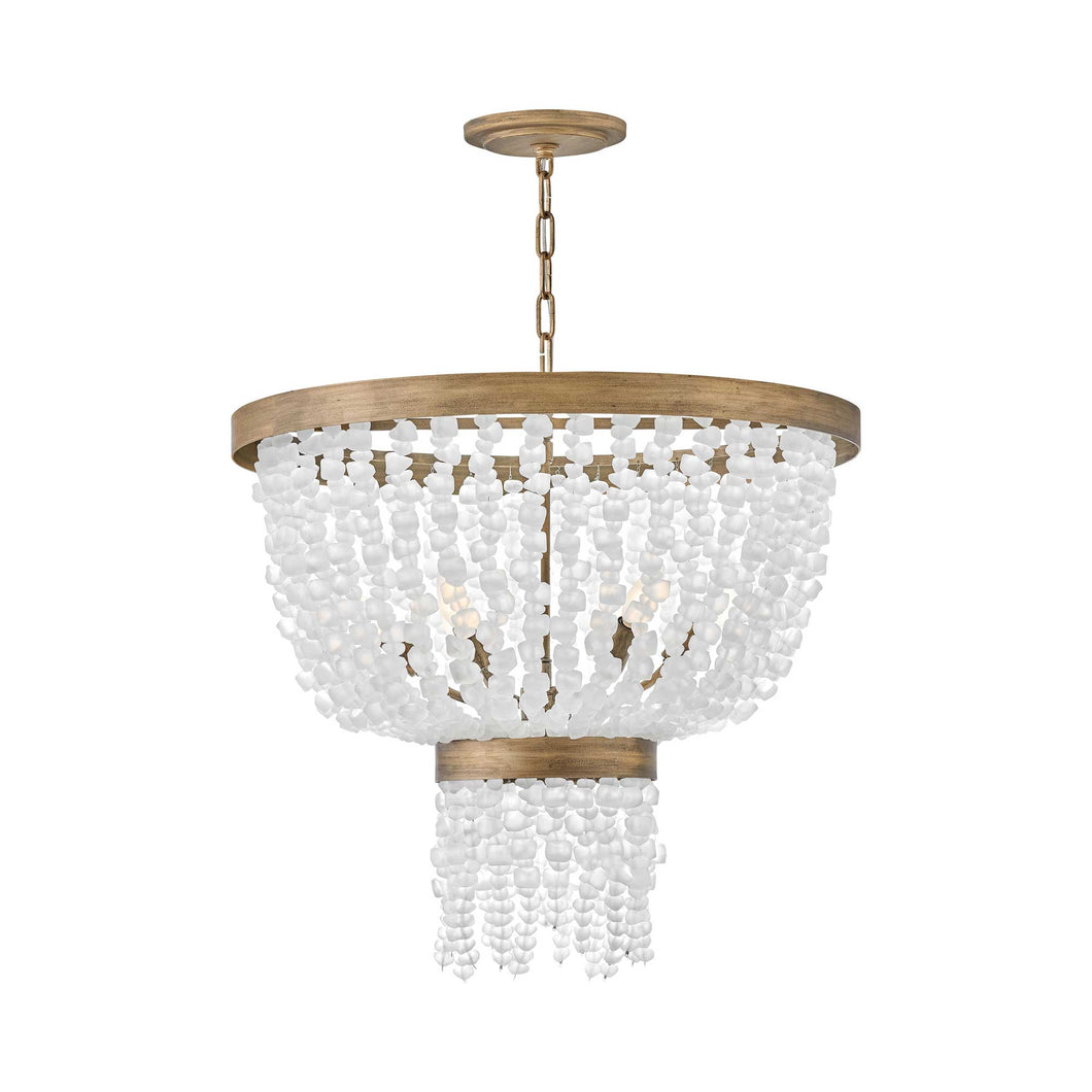 Dune Chandelier in Soft White (Large).