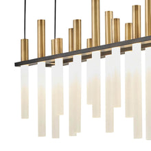 Load image into Gallery viewer, Echo LED Linear Pendant Light in Detail.
