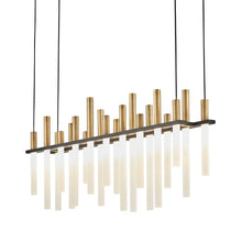 Load image into Gallery viewer, Echo LED Linear Pendant Light in Detail.
