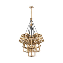 Load image into Gallery viewer, Ensemble Chandelier in Brushed Bronze (13-Light).
