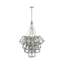 Load image into Gallery viewer, Ensemble Chandelier in Polished Nickel (13-Light).
