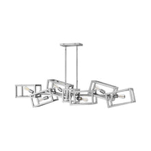 Load image into Gallery viewer, Ensemble Linear Pendant Light in Polished Nickel.
