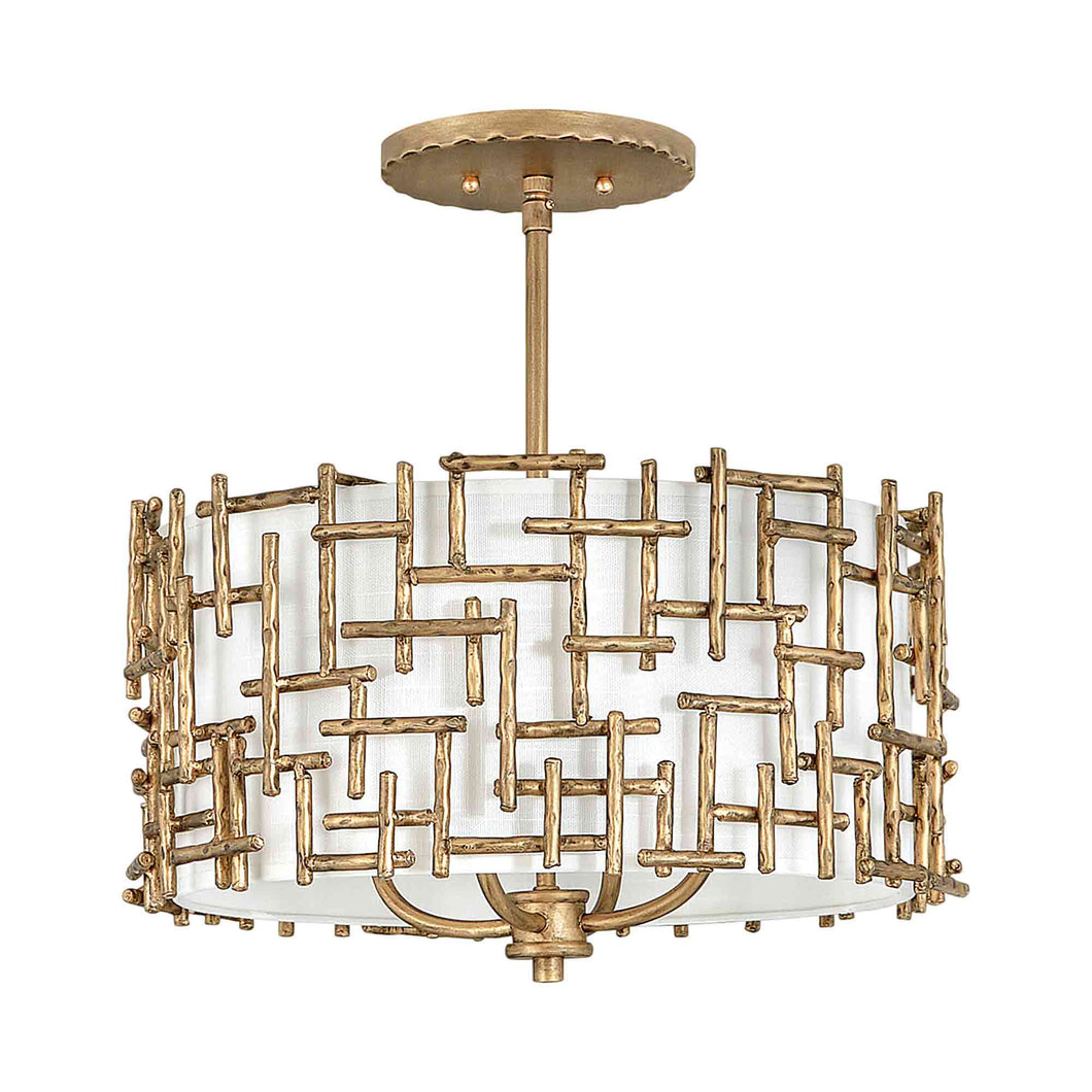 Farrah Drum Pendant Light in Detail.