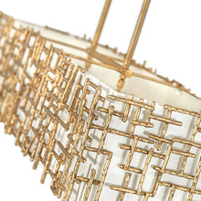 Load image into Gallery viewer, Farrah Linear Pendant Light in Detail.
