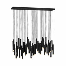 Load image into Gallery viewer, Harmony LED Linear Pendant Light in Black.
