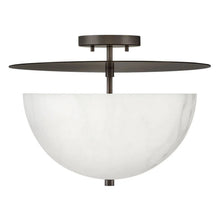 Load image into Gallery viewer, Inez Semi Flush Mount Ceiling Light in Detail.
