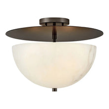 Load image into Gallery viewer, Inez Semi Flush Mount Ceiling Light in Detail.
