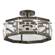 Load image into Gallery viewer, Jolie LED Semi Flush Mount Ceiling Light in Detail.
