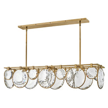 Load image into Gallery viewer, Nala Linear Chandelier in Detail.
