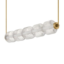 Load image into Gallery viewer, Reign LED Linear Pendant Light in Detail.

