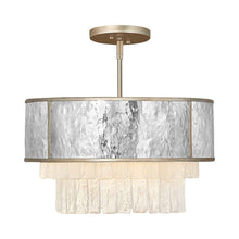 Load image into Gallery viewer, Reverie Drum Pendant Light in Detail.
