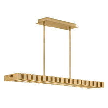 Load image into Gallery viewer, Stitch LED Linear Pendant Light in Detail.
