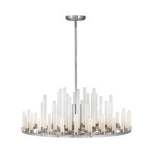 Load image into Gallery viewer, Trinity LED Chandelier in Polished Nickel.

