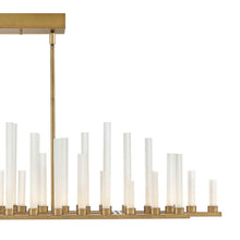Load image into Gallery viewer, Trinity LED Linear Pendant Light in Detail.
