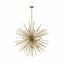 Load image into Gallery viewer, Tryst Chandelier in Burnished Gold (Large).
