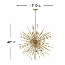 Load image into Gallery viewer, Tryst Chandelier - line drawing

