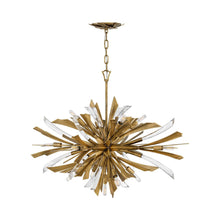 Load image into Gallery viewer, Vida Chandelier in Burnished Gold (Medium).
