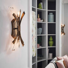 Load image into Gallery viewer, Vida Wall Light in living room.

