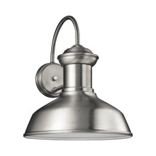 Load image into Gallery viewer, Fredricksburg Outdoor Wall Light in Large/Satin Aluminum.
