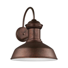 Load image into Gallery viewer, Fredricksburg Outdoor Wall Light in Large/Weathered Copper.
