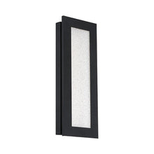 Load image into Gallery viewer, Frost Outdoor LED Wall Light in Black.
