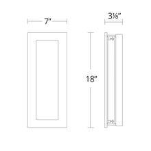 Load image into Gallery viewer, Frost Outdoor LED Wall Light - line drawing.
