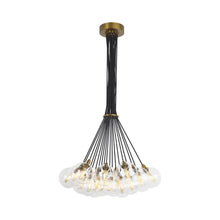 Load image into Gallery viewer, Gambit Multi Light Chandelier in Aged Brass (19-Light).
