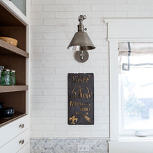 Load image into Gallery viewer, Garden City Wall Light in dining room.
