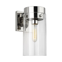 Load image into Gallery viewer, Garrett Bath Wall Light in Polished Nickel.
