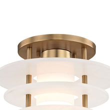 Load image into Gallery viewer, Gatsby LED Flush Mount Ceiling Light in Detail.
