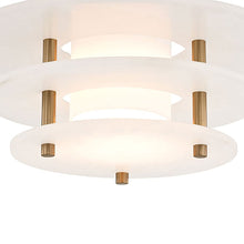 Load image into Gallery viewer, Gatsby LED Flush Mount Ceiling Light in Detail.
