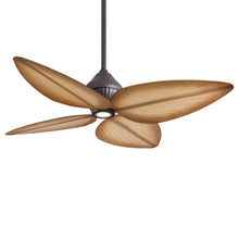 Load image into Gallery viewer, Gauguin Outdoor Ceiling Fan in Oil Rubbed Bronze / Bahama Beige/LED.
