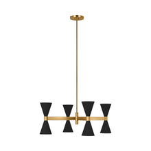 Load image into Gallery viewer, Albertine Chandelier in Midnight Black (32-Inch).
