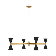 Load image into Gallery viewer, Albertine Chandelier in Midnight Black (48-Inch).
