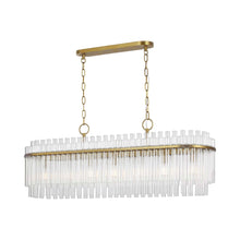 Load image into Gallery viewer, Beckett Linear Chandelier in Detail.
