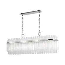 Load image into Gallery viewer, Beckett Linear Chandelier in Detail.

