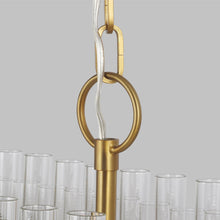 Load image into Gallery viewer, Beckett Linear Chandelier in Detail.
