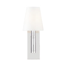Load image into Gallery viewer, Beckham Bath Wall Light in Polished Nickel.
