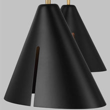 Load image into Gallery viewer, Cambre LED Linear Pendant Light in Detail.
