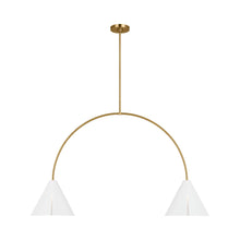 Load image into Gallery viewer, Cambre LED Linear Pendant Light in Detail.
