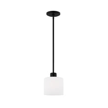 Load image into Gallery viewer, Canfield Mini Pendant Light in Midnight Black.

